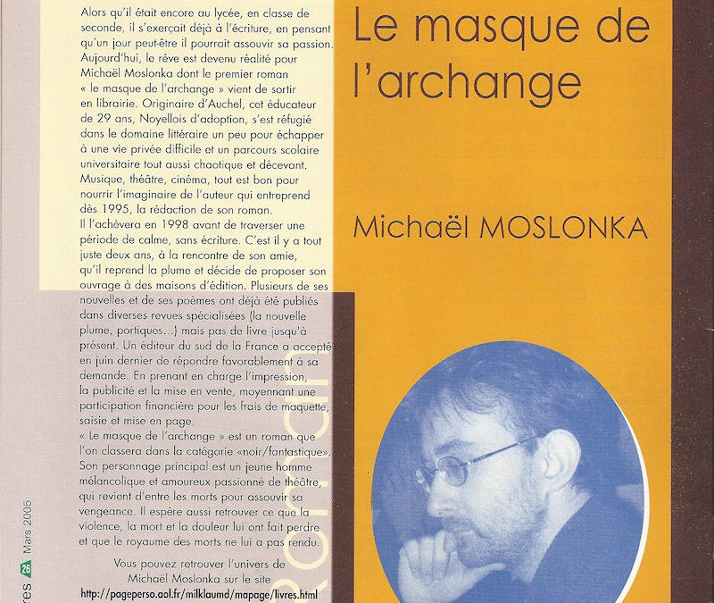 Le masque de l’archange – Rencontres de Noyelles-Godault (16 mars 2005)